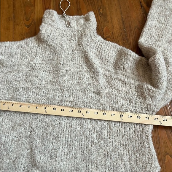HOLZWEILER Boho Beige Barlind Oversized Turtleneck Sweater Wool Alpaca Blend S - Picture 13 of 16